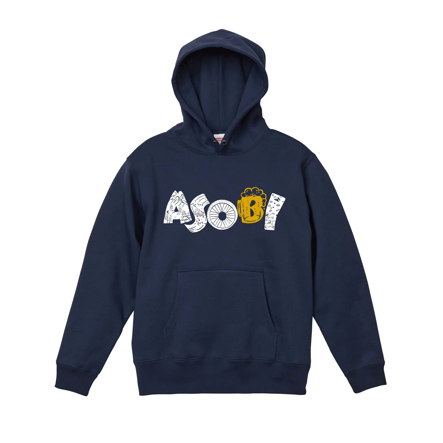 ASOBI pullover hoodie